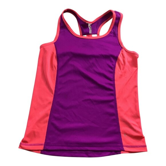 Danskin Now Girls Athletic Tank Top L 10-12 Drimore Sleeveless Activewear - Picture 1 of 11